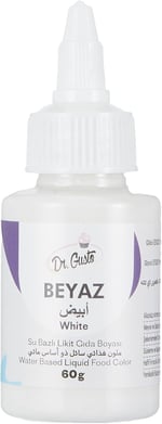 Dr.Gusto Su Bazlı Likit Gıda Boyası 60 Gr Beyaz