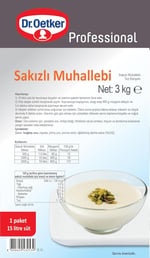 Dr. Oetker Sakızlı Muhallebi 3 Kg