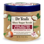 Dr.Teal's Shea Sugar Scrub Shea Butter & Almond Oil Vücut Şeker Peeling 538GR