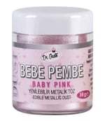 Dr. Gusto Metalik Toz 10 Gr - Bebe Pembe