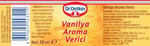Dr. Oetker Sıvı Aroma Verici Vanilya 38 ml 2li paket
