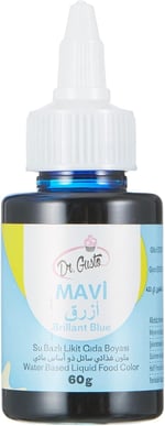 Dr.Gusto Su Bazlı Likit Gıda Boyası 60 Gr Mavi