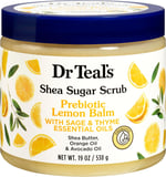 DR.Teals Prebiotic Lemon Balm Shea Sugar Scrub Vücut Peelingi 538GR