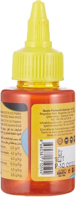 Dr.Gusto Su Bazlı Likit Gıda Boyası 60 Gr Sarı