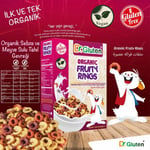 Dr. Gluten Organik Glutensiz Sebze ve Meyve Sulu Halka Tahıl Gevreği