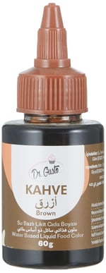 Dr.Gusto Su Bazlı Likit Gıda Boyası 60 Gr Kahve