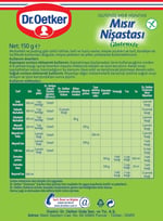 Dr. Oetker Glutensiz Mısır Nişastası 150 Gr