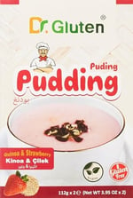 Dr. Gluten Glutensiz Çilekli Kinoalı Puding 112 G X 2 Adet