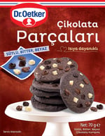 Dr. Oetker Çikolata Parçaları 3Renk 70 Gr