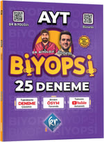 Dr. Biyoloji & Biosem 2023 AYT Biyopsi 25 Biyoloji Deneme KR Akademi