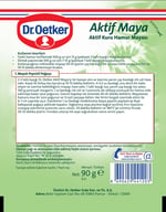 Dr. Oetker Aktif Kuru Maya 90Gr