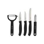 Dr.Inox Forces 5 Parça Soyacaklı Bıçak Seti Black
