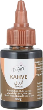 Dr.Gusto Su Bazlı Likit Gıda Boyası 60 Gr Kahve