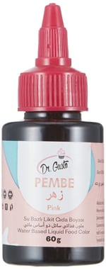 Dr.Gusto Su Bazlı Likit Gıda Boyası 60 Gr Pembe