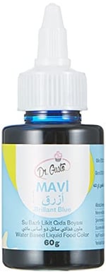 Dr.Gusto Su Bazlı Likit Gıda Boyası 60 Gr Mavi