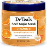 Dr.Teal's Shea Sugar Scrub Citrus Vücut Şeker Peeling 538GR
