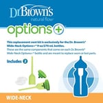 Dr. Brown's 270 ml Options+ Geniş Ağız Yedek Parça Kiti İkili