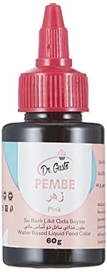 Dr.Gusto Su Bazlı Likit Gıda Boyası 60 Gr Pembe
