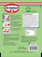 Dr. Oetker Bitkisel Jel Çilek Aromalı 100 Gr 3lü paket