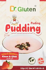 Dr. Gluten Glutensiz Çilekli Kinoalı Puding 112 G X 2 Adet