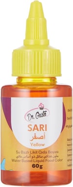 Dr.Gusto Su Bazlı Likit Gıda Boyası 60 Gr Sarı