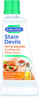 Dr Beckmann Leke Şeytanları Yağ ve Soslar Yemeklik Yağ, Pizza & Köri Lekesi Çıkarıcı (2 x 50ml)