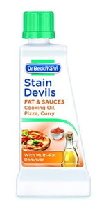 Dr Beckmann Leke Şeytanları Yağ ve Soslar Yemeklik Yağ, Pizza & Köri Lekesi Çıkarıcı (2 x 50ml)