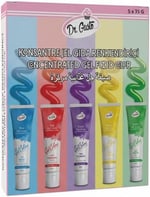 Dr. Gusto Jel Gıda Boyası Konsantre 5x50 GR 5'li Set Mavi Kırmızı Mor Sarı Yeşil