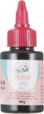 Dr.Gusto Su Bazlı Likit Gıda Boyası 60 Gr Pembe