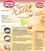 Dr. Oetker Wolke - Vanilyalı Kek 430 Gr