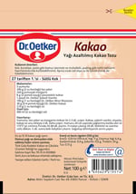 Dr. Oetker 100 gr Kakao