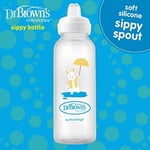 Dr. Brown's 8 oz/250 ml PP Dar Ağız + Sippy Biberon Bardak, Tavşan, Tekli Paket