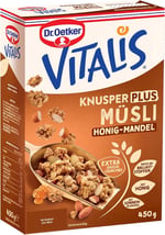 Dr. Oetker Vitalis Bal Bademli Çıtır Müsli 450 Gr
