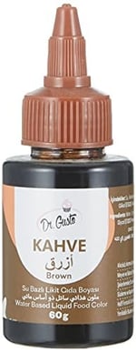 Dr.Gusto Su Bazlı Likit Gıda Boyası 60 Gr Kahve