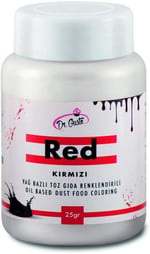 Dr.Gusto Yağ Bazlı Toz Gıda Boyası 25 Gr Kırmızı