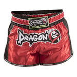 Dragon Do Muay Thai Şort Retro - Kickboks, Muay Thai, MMA Eğitimi için Tasarlandı - Maksimum Esneklik