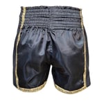 Dragon Thai Nakışlı Kick Boks ve Muay Thai Şortu Siyah MT3090 (Siyah, S)
