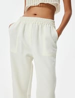 Drawstring High Rise Pants