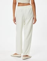 Drawstring High Rise Pants