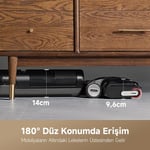 Dreame H12 Pro Flexreach Islak Ve Kuru Süpürge, 18.000 Pa Güçlü Vakum