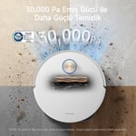 Dreame X50 Pro Ultra Complete Robot Süpürge Beyaz, 30.000pa Emiş Gücü