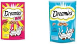 Dreamies kedi ödül maması seti (Sığırlı & peynirli ve somonlu, 2 x 60 g)