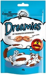 Dreamies Somon Kedisi Atıştırmalık 6'lı Paket (6 x 60 g)