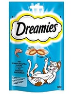 Dreamies Somonlu Kedi Ödül Maması 60 G x 6 Adet, 1 Kutu