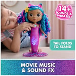 DreamWorks GABBY'S Dollhouse Film, Sing & Shine Mermaid Gabby, Işıklar ve Sesler ile Su Geçirmez Deniz Kızı Bebek, 3 Yaş ve Üzeri Kız ve Erkek Çocuk Oyuncakları
