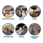 Dremel 4250 Çok Amaçlı El Motoru, 175 W, 35 Aksesuarlı