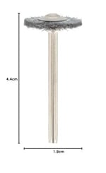 Dremel 428 Karbon Çelik Fırça, Metalde Pas Temizleme, 19 mm - Bedenler: 19 mm, 3.2 mm, 13 mm