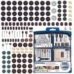 Dremel 724 EZ SpeedClic Çok Amaçlı Aksesuar Seti, 150'li