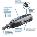 Dremel 7760 Lite Akülü Çok Amaçlı El Motoru, 15 Aksesuarlı