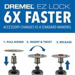 Dremel EZ728-01 EZ Kilit Döner Alet Kesme Diskleri Aksesuar Kiti, Plastik, Metal ve İnce Kesimler için Kesme Tekerlekleri, 11 Parça Çeşitli Aksesuar Seti